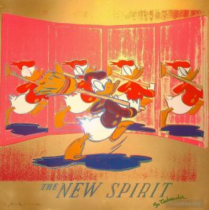 zeitgenössische kunst von Andy Warhol - Der neue Geist Donald Duck 2