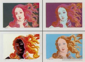 zeitgenössische kunst von Andy Warhol - Venere Dopo Botticelli