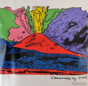 zeitgenössische kunst von Andy Warhol - Vesuv 3