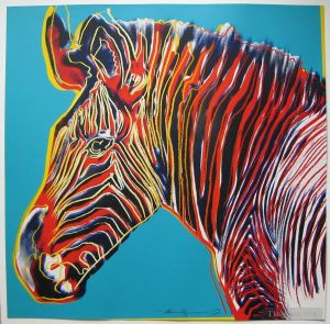 Zeitgenössische Malerei - Zebra