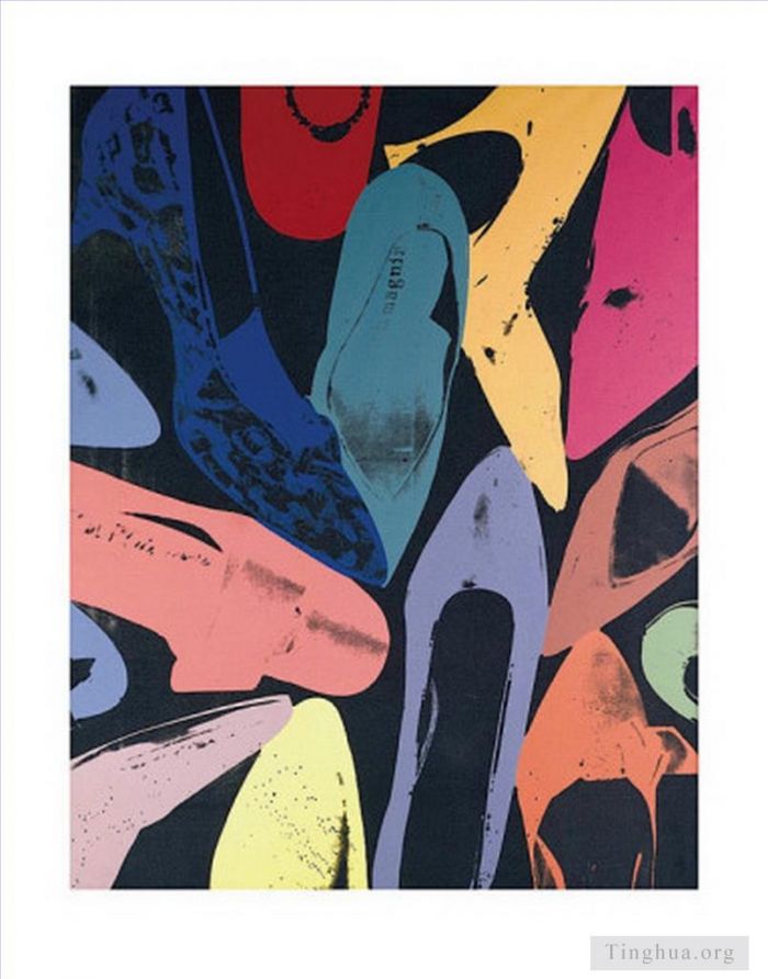 Andy Warhol Andere Malerei - Diamantstaubschuhe 1980