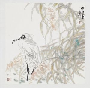 zeitgenössische kunst von Cai Qinghong - Ein Teich im Herbst