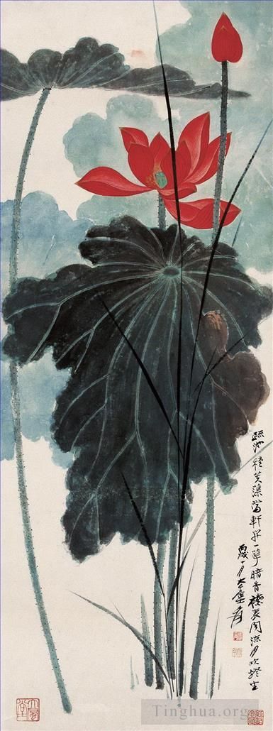 Zhang Daqian Chinesische Kunst - Lotus 18