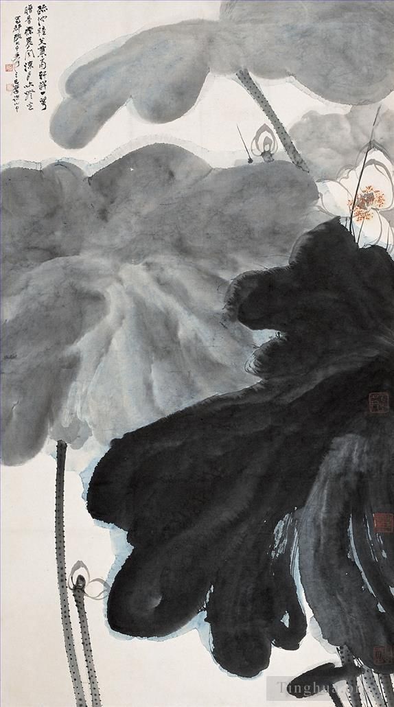 Zhang Daqian Chinesische Kunst - Lotus 8