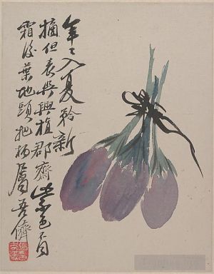 Zeitgenössische chinesische Kunst - Gemälde nach Shitaos Wildnisfarben 1930