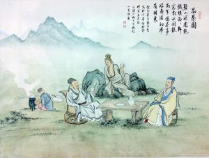 zeitgenössische kunst von Chen Changzhi and Lin Qingping - Teeverkostung