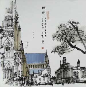 zeitgenössische kunst von Chen Hang - Die Glocke am Abend
