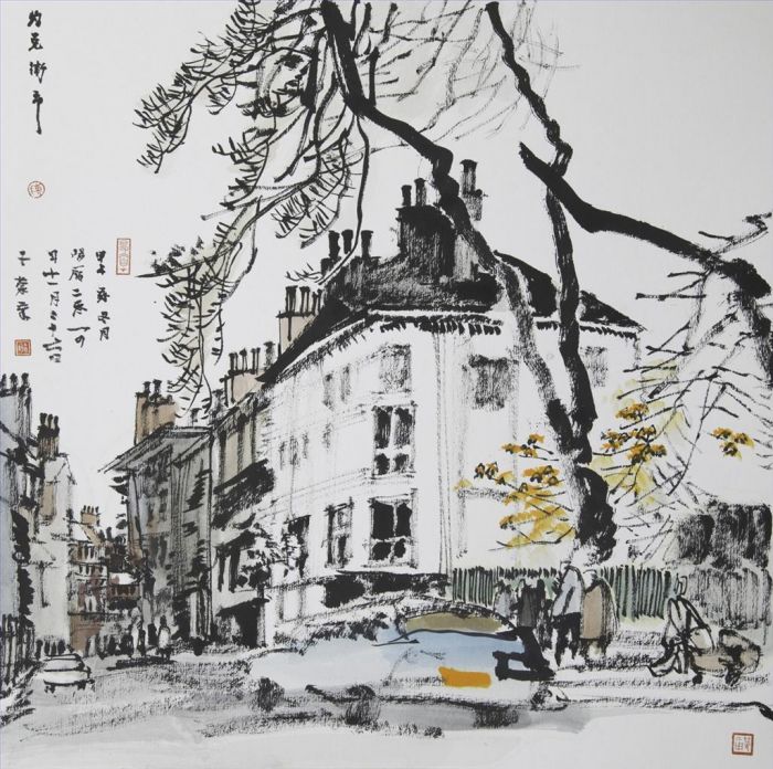 Chen Hang Chinesische Kunst - Der Markt von York