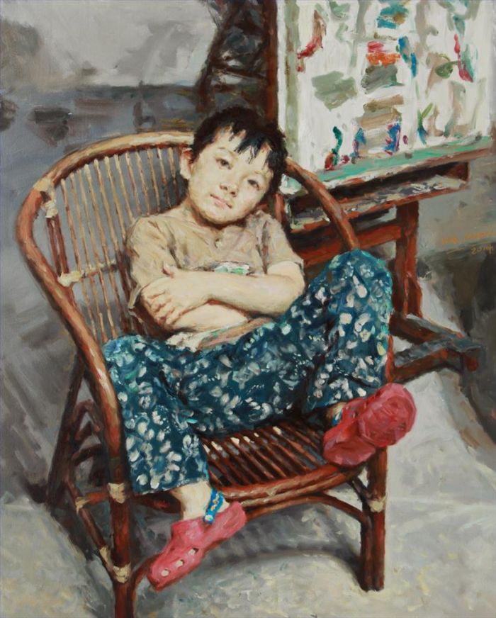 Chen Hongqing Ölgemälde - Baby