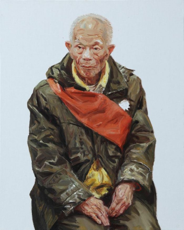 Chen Hongqing Ölgemälde - Ein alter Soldat