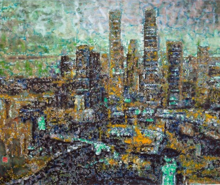 Chen Jun Chinesische Kunst - Das Flüstern der Nacht in der Stadt 4