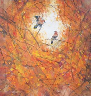 zeitgenössische kunst von Chen Ming - Liebe im Herbst