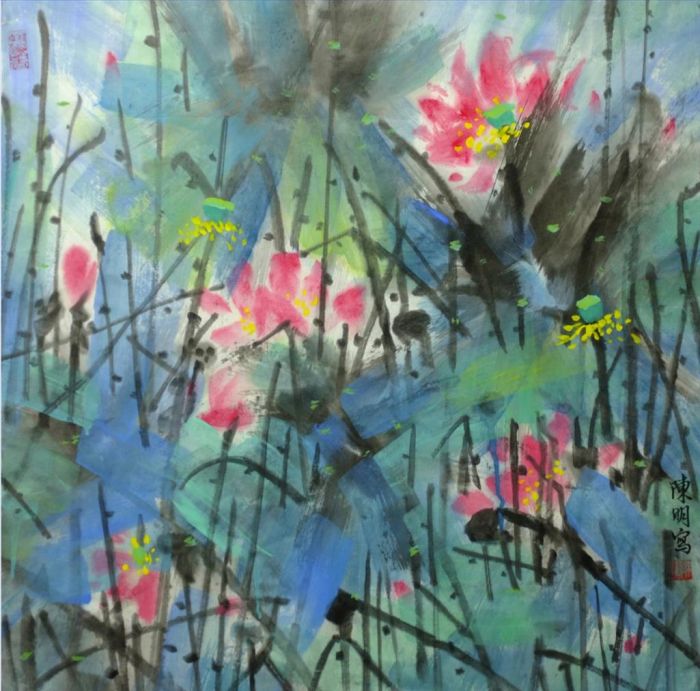Chen Ming Chinesische Kunst - Der Duft von Lotus