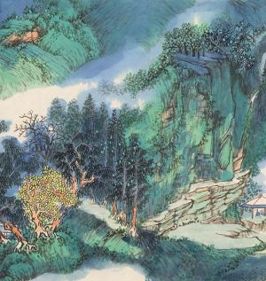 zeitgenössische kunst von Chen Qiang - Sommer in der Bergregion