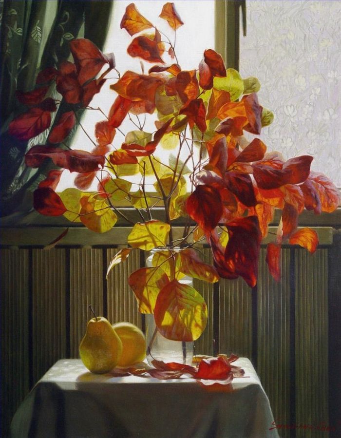 Chen Shougang Ölgemälde - Obst im Herbst