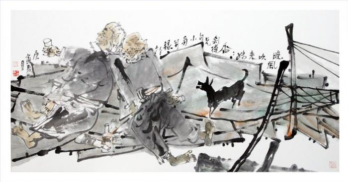 Chen Xiaoqi Chinesische Kunst - Abendwind