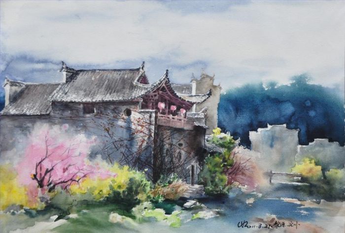 Chen Xiaorong Chinesische Kunst - Altes Haus 5