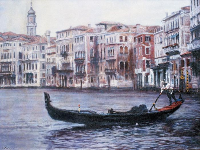 Chen Yifei Ölgemälde - Venedig