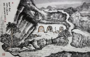 zeitgenössische kunst von Chi Jiahong - Ein friedliches Land