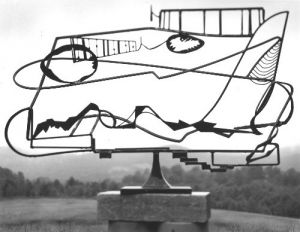 zeitgenössische kunst von David Smith - Hudson-Flusslandschaft 1951