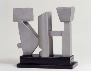 Zeitgenössische Bildhauerei - Einheit dreier Formen 1937