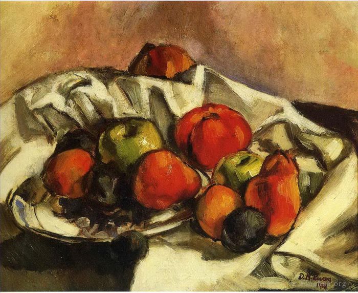 Diego Rivera Ölgemälde - Stillleben 1918