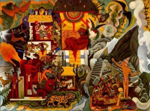 zeitgenössische kunst von Diego Rivera - Vorspanisches Amerika
