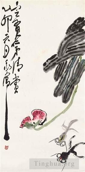 Ding Yanyong Chinesische Kunst - Goldfisch 1975