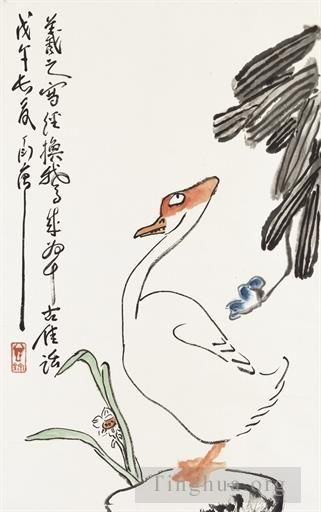 Ding Yanyong Chinesische Kunst - Gans 1978