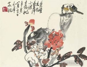 Zeitgenössische chinesische Kunst - Lovebirds 1971