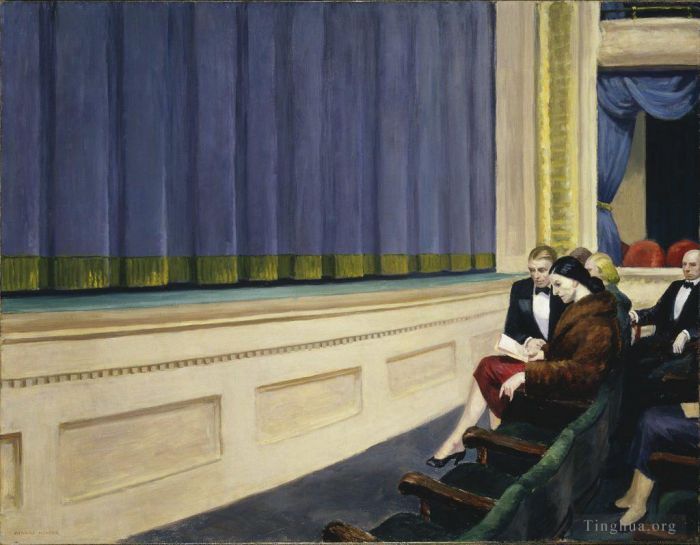 Edward Hopper Ölgemälde - Orchester der ersten Reihe