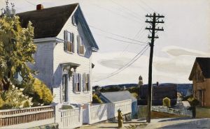 zeitgenössische kunst von Edward Hopper - Adams Haus