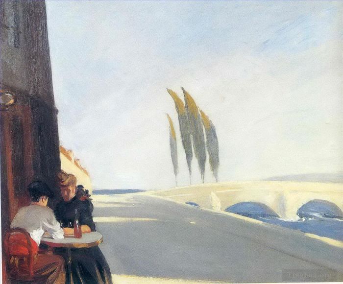 Edward Hopper Ölgemälde - Bistro