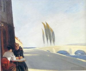 zeitgenössische kunst von Edward Hopper - Bistro