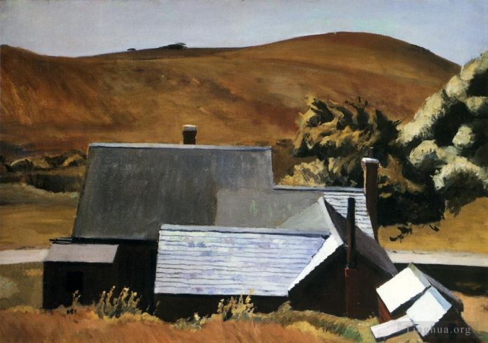 Edward Hopper Ölgemälde - Burly Cobb's House South Truro 1933