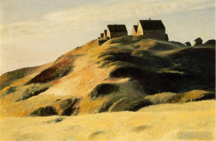 Edward Hopper Ölgemälde - Maishügel
