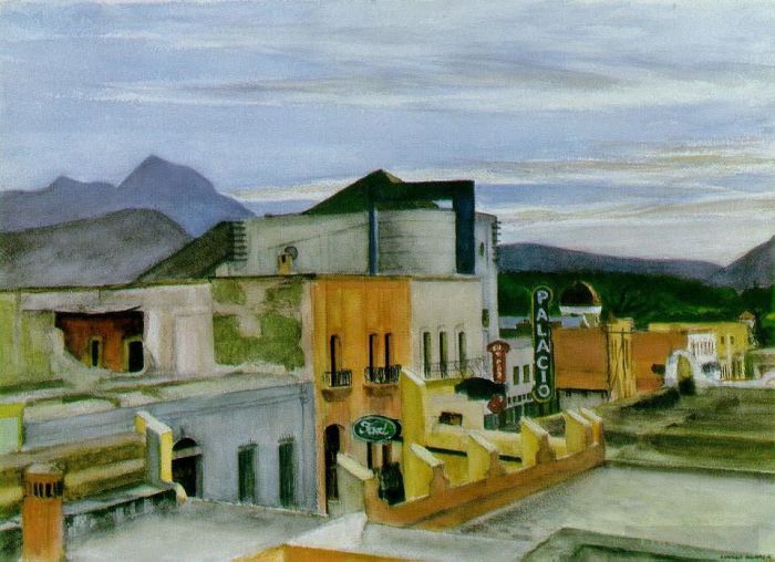 Edward Hopper Ölgemälde - El Palacio