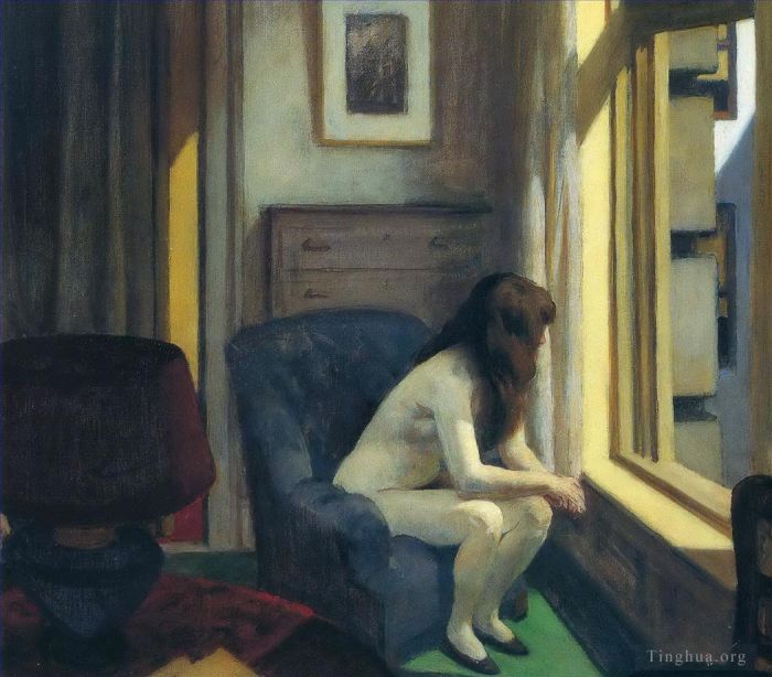 Edward Hopper Ölgemälde - Elf Uhr morgens
