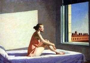zeitgenössische kunst von Edward Hopper - Morgensonne