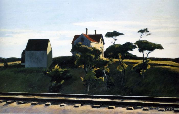 Edward Hopper Ölgemälde - New York, New Haven und Hartford