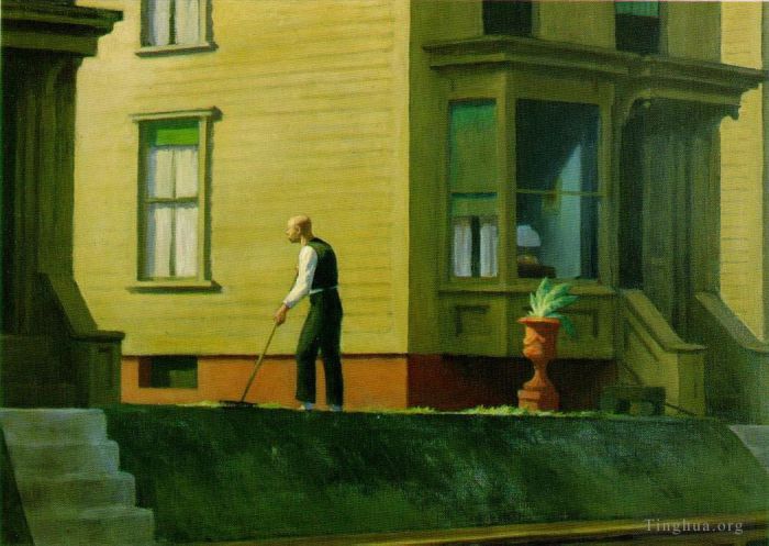 Edward Hopper Ölgemälde - Kohlestadt in Pennsylvania