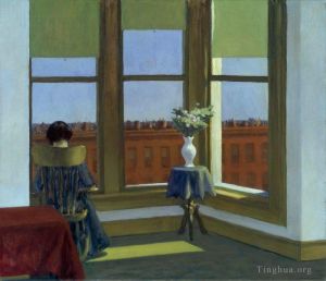 zeitgenössische kunst von Edward Hopper - Zimmer in Brooklyn 1932