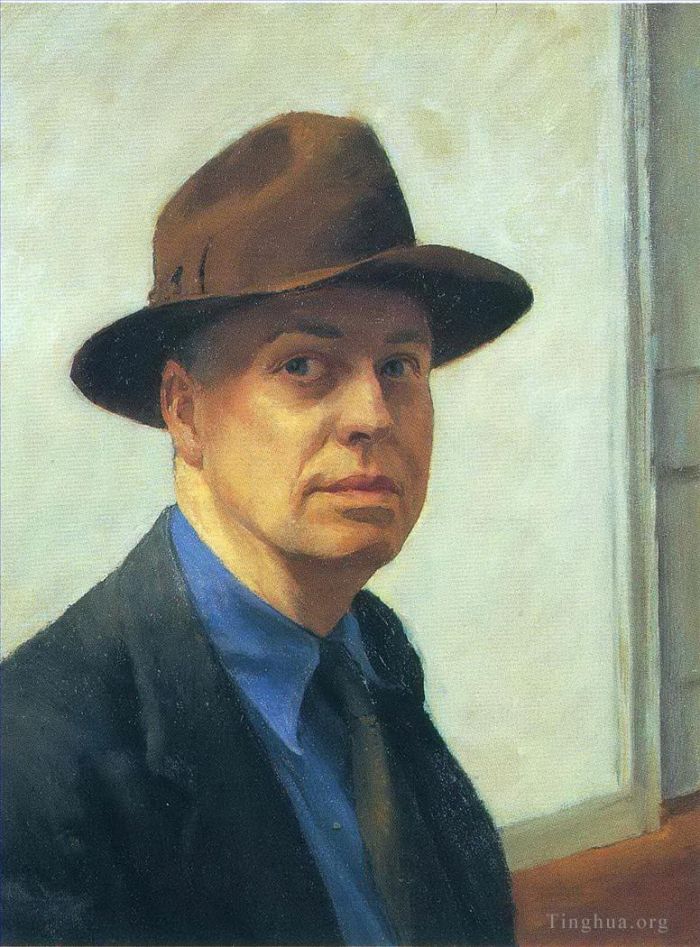 Edward Hopper Ölgemälde - Selbstporträt 1930