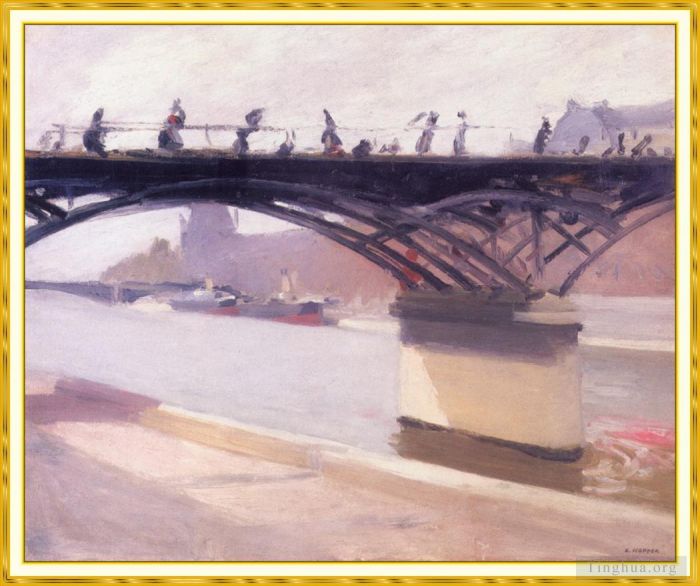 Edward Hopper Ölgemälde - Die Brücke der Kunst