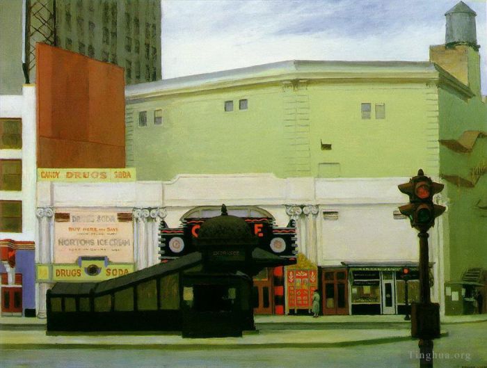 Edward Hopper Ölgemälde - Das Kreistheater