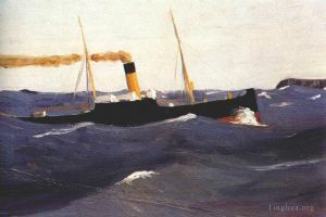 zeitgenössische kunst von Edward Hopper - Trampdampfer