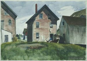 zeitgenössische kunst von Edward Hopper - Gloucester-Villa