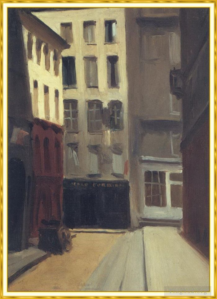 Edward Hopper Andere Malerei - Pariser Straße