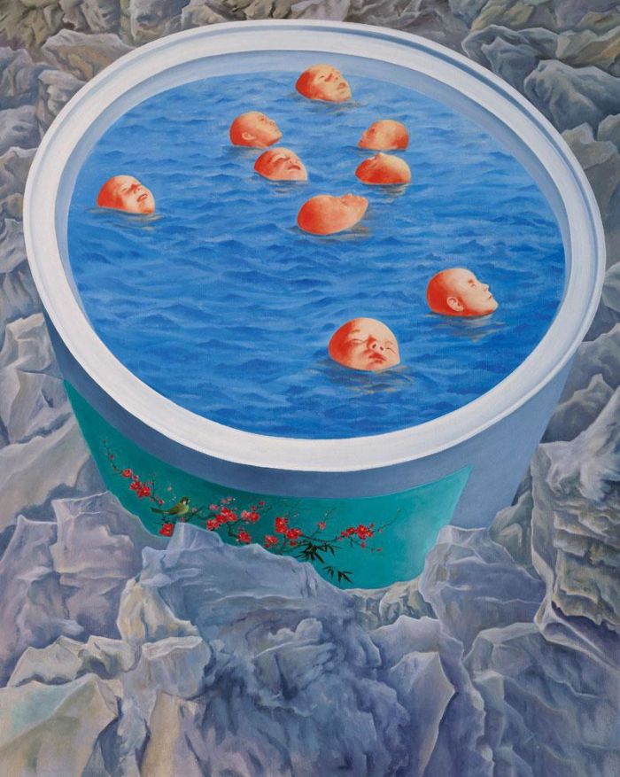 Fang Lijun Ölgemälde - 2006 6 1