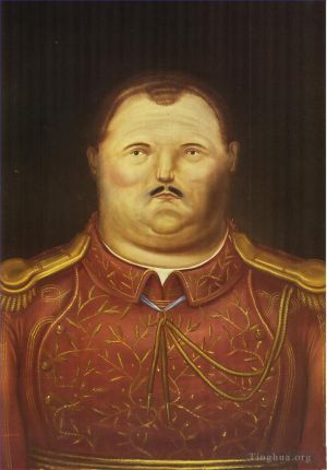zeitgenössische kunst von Fernando Botero Angulo - Ein General
